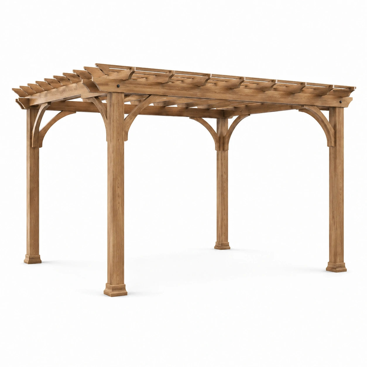 Pergola en bois clair de pin 300x400x250 cm