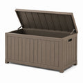Coffre de rangement en plastique marron 120x60x55 cm