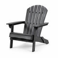 Chaise Adirondack en bois composite noir