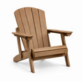 Fauteuil Adirondack en bois marron